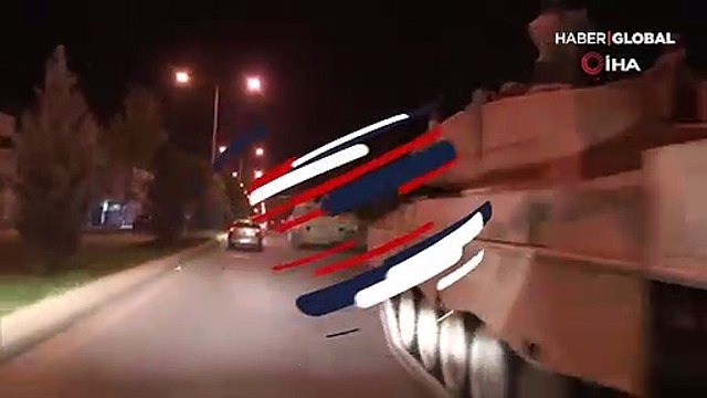 Sınıra tank ve zırhlı araç sevkiyatı
