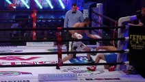 Iman Ahmadov 2-0 scores two knockdowns in each of the first two rounds over Murodzhon Tosh