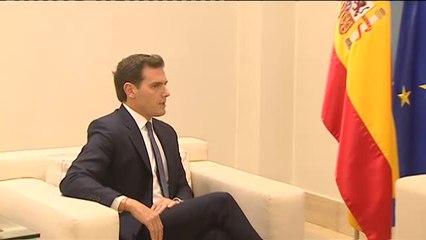 Pedro Sánchez se reúne con Albert Rivera