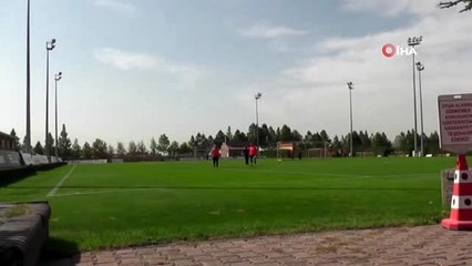 Kayserispor'da futbolcular idmana çıktı