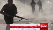 اشتباكات بين القوات الحكومية السورية وقوات تركية والعدوان التركي يتسبب في نزوح 300 ألف شخص