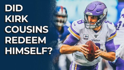 Did Kirk Cousins redeem himself? | Stacking the Box