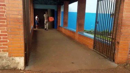Menino de 10 anos é socorrido no Colégio Wilson Joffre