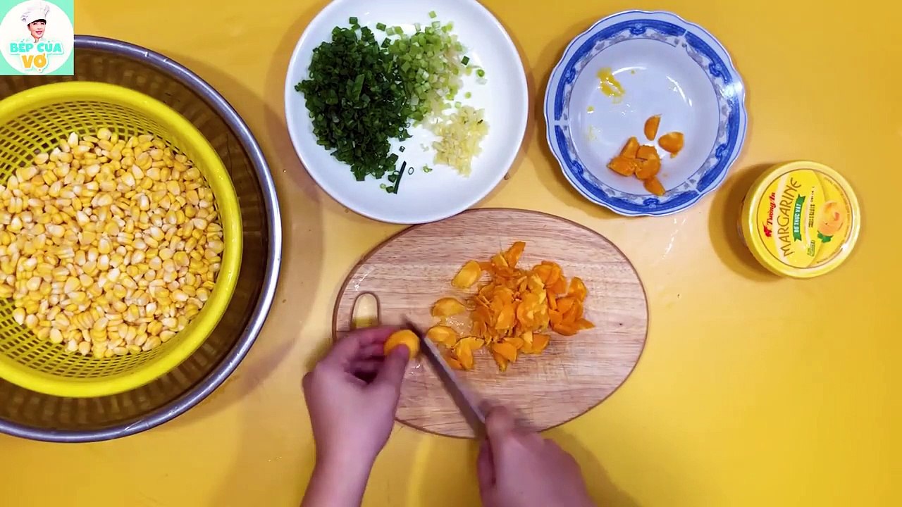 BẮP XÀO TRỨNG MUỐI - Món ăn làm nức lòng tín đồ ăn vặt - Bếp Của Vợ