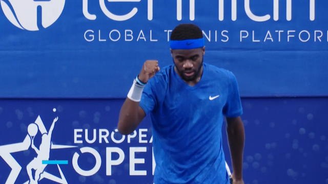 Anvers - Le point qui qualifie Tiafoe pour le deuxième tour