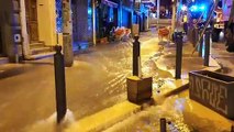 Marseille : une partie de la Canebière inondée après une rupture de canalisation