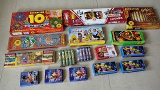 10 firecrackers Review & unboxing | crackers testing | 10 ka dum crackers | crackers videos | diwali stash | diwali stash testing 2019 | crackers expriment in hindi