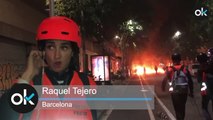 Los CDR cortan con fuego las calles de Barcelona