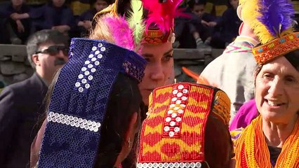 Duke and Duchess of Cambridge visit Pakistani village