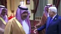 Filistin Devlet Başkanı Abbas, Suudi Arabistan Kralı Selman ile görüştü