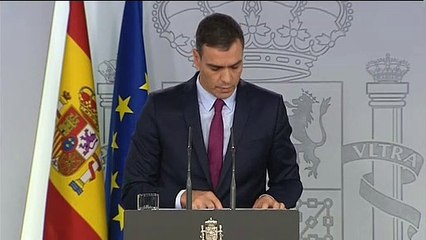 Pedro Sánchez: "Quim Torra debe condenar sin excusas y sin paliativos la violencia"