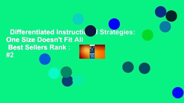 Differentiated Instructional Strategies: One Size Doesn't Fit All Best Sellers Rank : #2