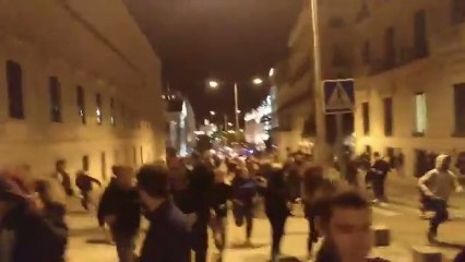 Cargas en el Congreso de Madrid