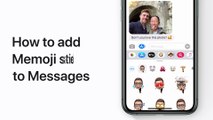 Comment ajouter des stickers Memoji aux messages sur votre iPhone, iPad ou iPod touch - Apple Support