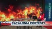 Protesters clash with police in third day of Catalan pro-independence demonstrations