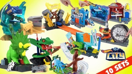 Top 10 Hot Wheels City Sets Compilation || Keith's Toy Box