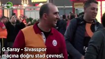 Galatasaray - Sivasspor maçına doğru stad çevresi
