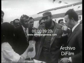 Fidel Castro with Houari Boumediene in Algeria 1972
