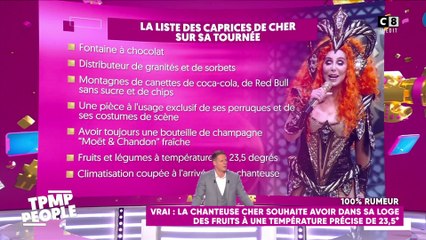 Caprices de stars : fruits dans la loge, champagne, meubles choisis avec soin