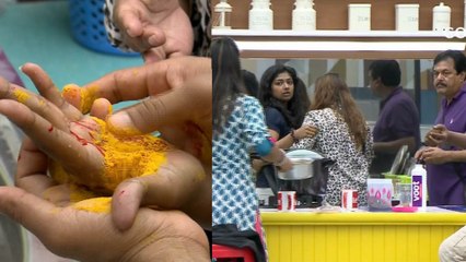 Bhoomi Shetty cuts her hand | FILMIBEAT KANNADA