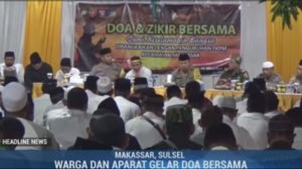 Download Video: Jelang Pelantikan Presiden, Warga Makassar Gelar Zikir dan Doa Bersama