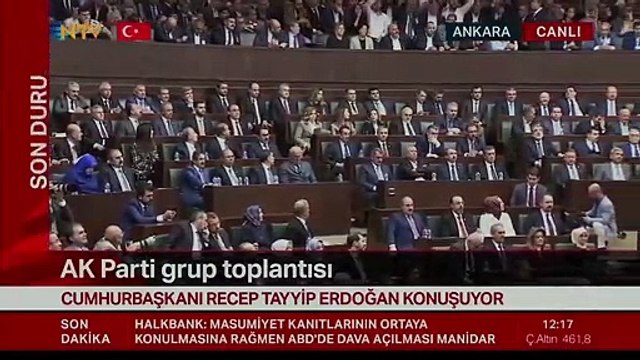 A Haber'in 'terör örgütü marşı' dediği Gündoğdu Marşı, AK Parti toplantısında okundu