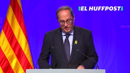 Quim Torra: "Serenidad, determinación, civismo y no violencia"
