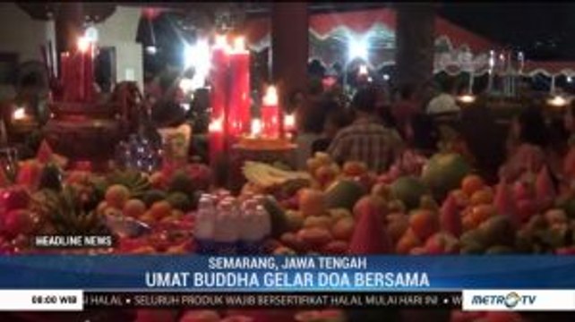 Umat Buddha di Semarang Gelar Doa Bersama Jelang Pelantikan Presiden