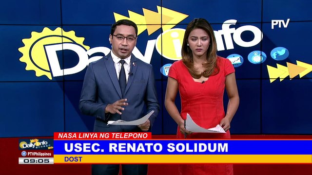 Panayam kay DOST USec. Solidum kaugnay ng lindol sa North Cotabato
