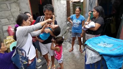 Vaccine campaign underway to fight polio outbreak in the Philippines