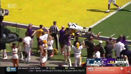 Justin Jefferson vs. Utah St. 2019