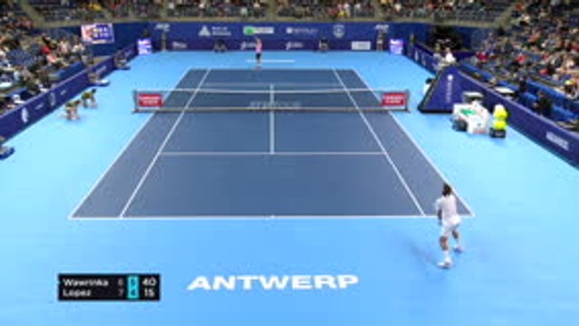 ATP Antwerp: Wawrinka bt Lopez (6-7 6-4 7-6)