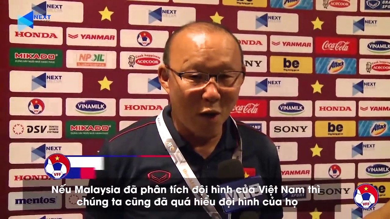 HLV Park Hang Seo quyết tâm cùng ĐT Việt Nam khuất phục ĐT Malaysia | VFF Channel