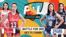 Cignal vs Foton | PSL Invitational 2019 Battle for 3rd October 17, 2019