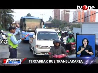 Masuk Jalur Busway, Pengendara Motor Tewas Tertabrak Bus TJ