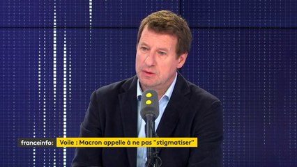 Sur le voile : "On a des pyromanes qui après avoir attisé ces débats dans la société se dressent en pompiers", déplore Yannick Jadot, en évoquant Emmanuel Macron et J-M Blanquer