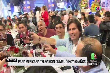 Trabajadores celebraron los 60 años de Panamericana Televisión
