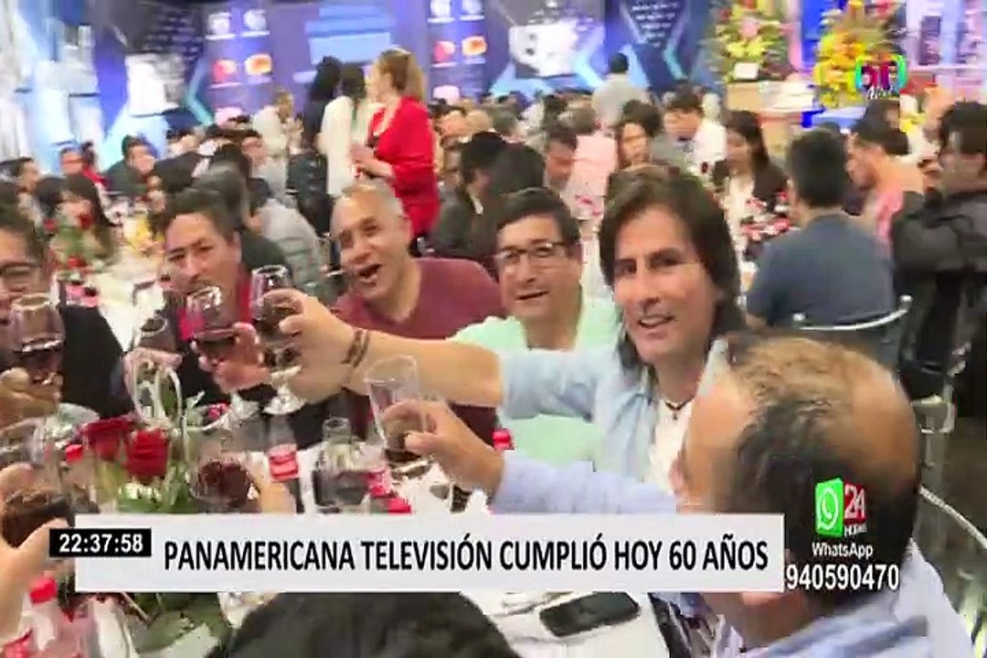 Trabajadores celebraron los 60 años de Panamericana Televisión
