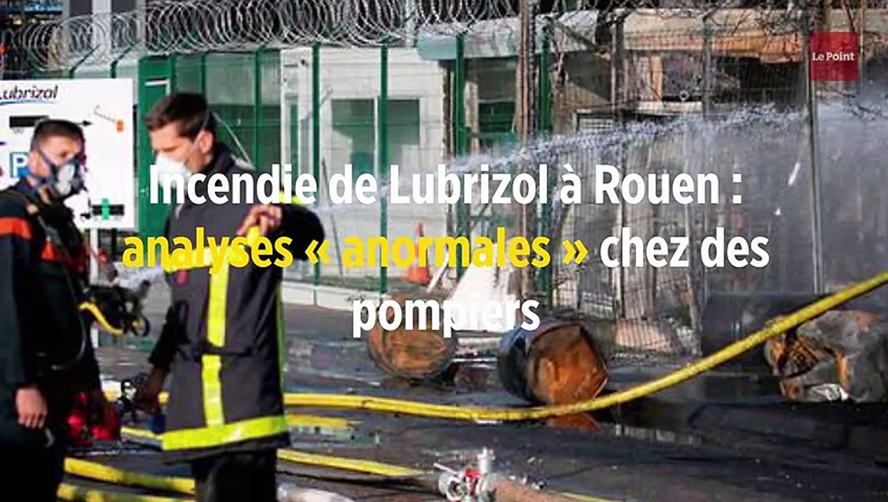 Incendie de Lubrizol à Rouen : analyses « anormales » chez des pompiers