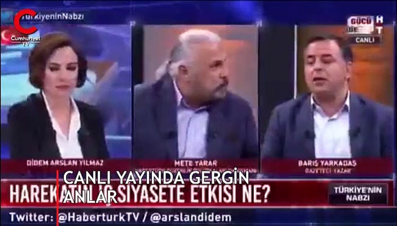 Canlı yaynıda gergin anlar: Barış Yarkadaş ve Mete Yarar arasında sert tartışma