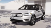 Volvo XC40 Recharge Frunk Animation