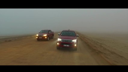 Toyota Hilux at Driving event in Namibia