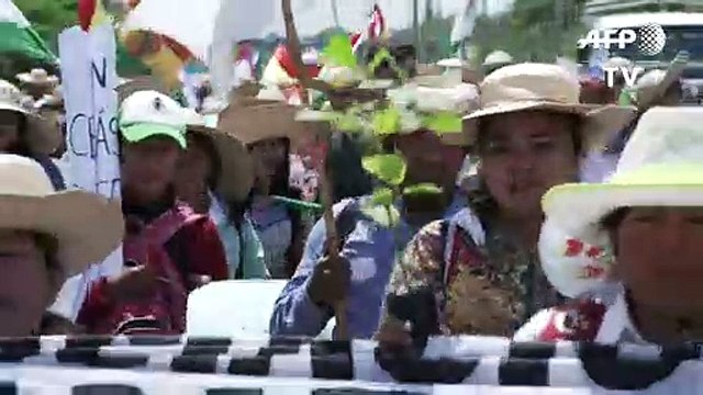 En Bolivia los indígenas marchan contra la política medioambiental de Morales