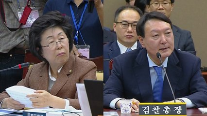 [국정감사 현장영상] 윤석열, 이은재 질의에 "답변 안 하겠다" / YTN