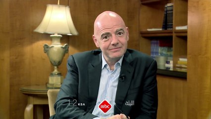 تابعونا الليلة في لقاء حصري وخاص بصدى الملاعب مع رئيس الاتحاد الدولي لكرة القدم "جياني إنفانتينو"