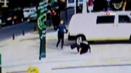 Polisten kaçmaya çalışırken ayakları birbirine dolandı, böyle yakalandı