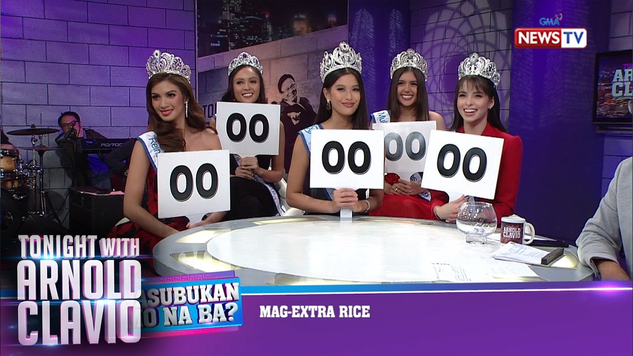 Tonight with Arnold Clavio: Reyna ng Miss World Philippines 2019, reyna rin ng extra rice?!