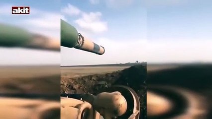 YPG'li teröristleri vuran Mehmetçik'in büyük sevinci kameraya yansıdı