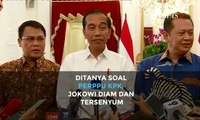 Ditanya Soal Perppu KPK, Jokowi Hanya Diam dan Tersenyum