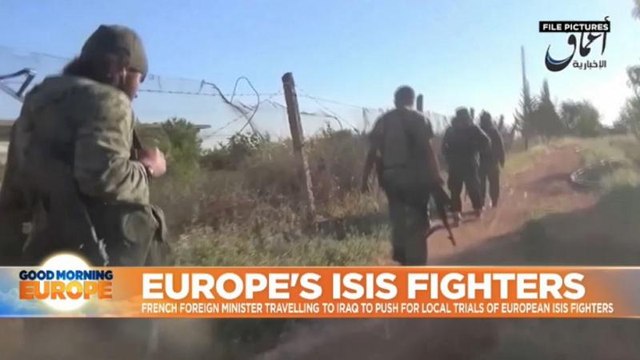 French foreign minister travels to Iraq to push for local trials of European ISIS fighters